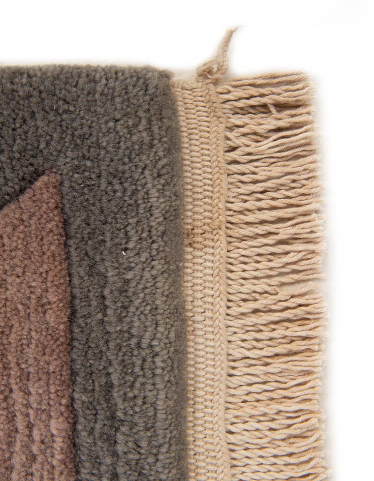 Detail image of  4' 2 x 5' 11  Hand Knotted Tibet Wool Rug