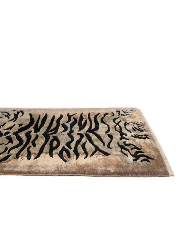 Detail image of  4' 2 x 7' 1  Hand Knotted Tibet Wool Rug