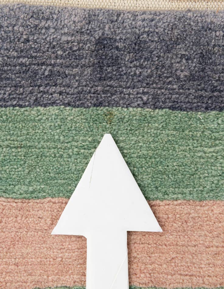 Detail image of  6' 8 x 8' 4  Hand Knotted Tibet Wool Rug