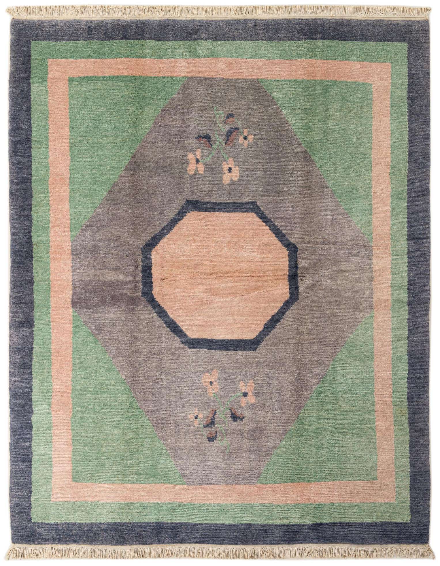 Primary image  6' 8 x 8' 4  Hand Knotted Tibet Wool Rug