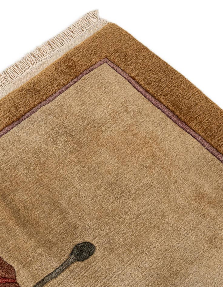 Detail image of  8' 4 x 11'  Hand Knotted Tibet Wool Rug