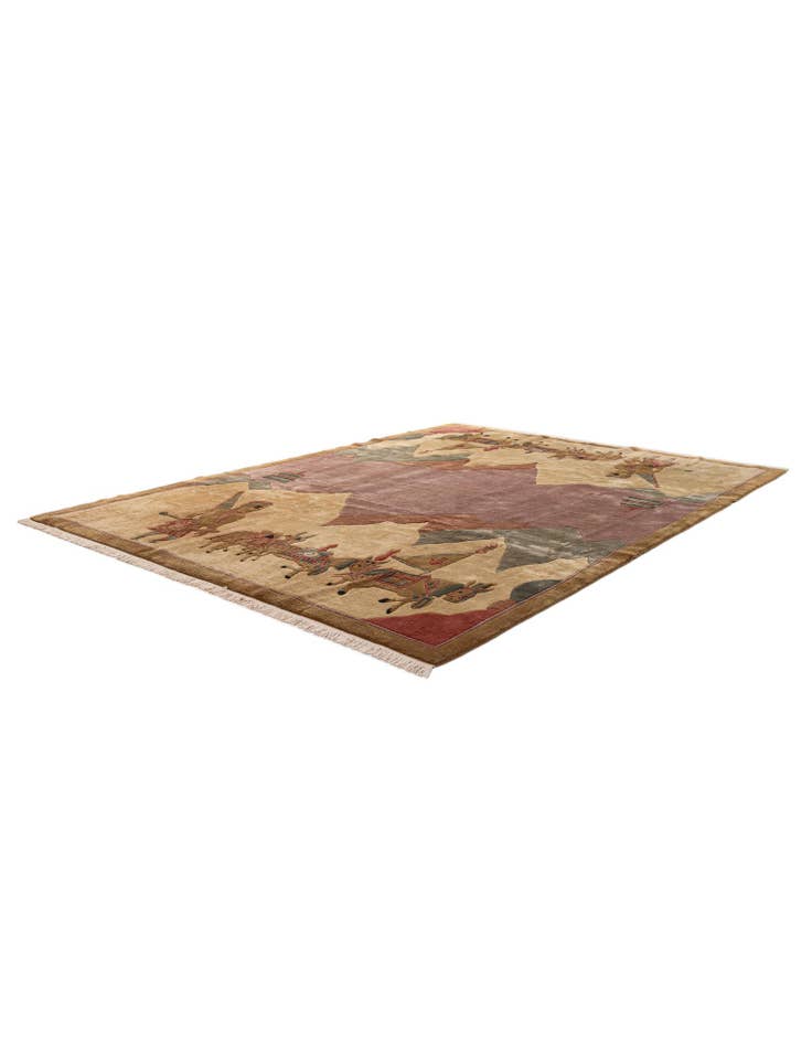 Detail image of  8' 4 x 11'  Hand Knotted Tibet Wool Rug