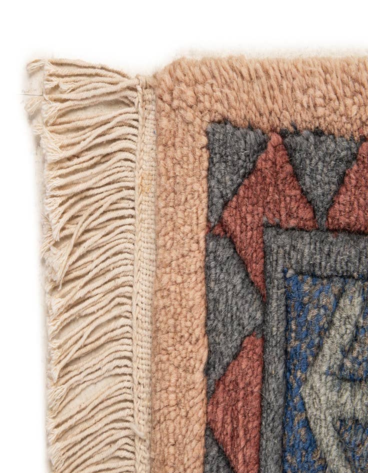 Detail image of  5' 8 x 7' 7  Hand Knotted Tibet Wool Rug