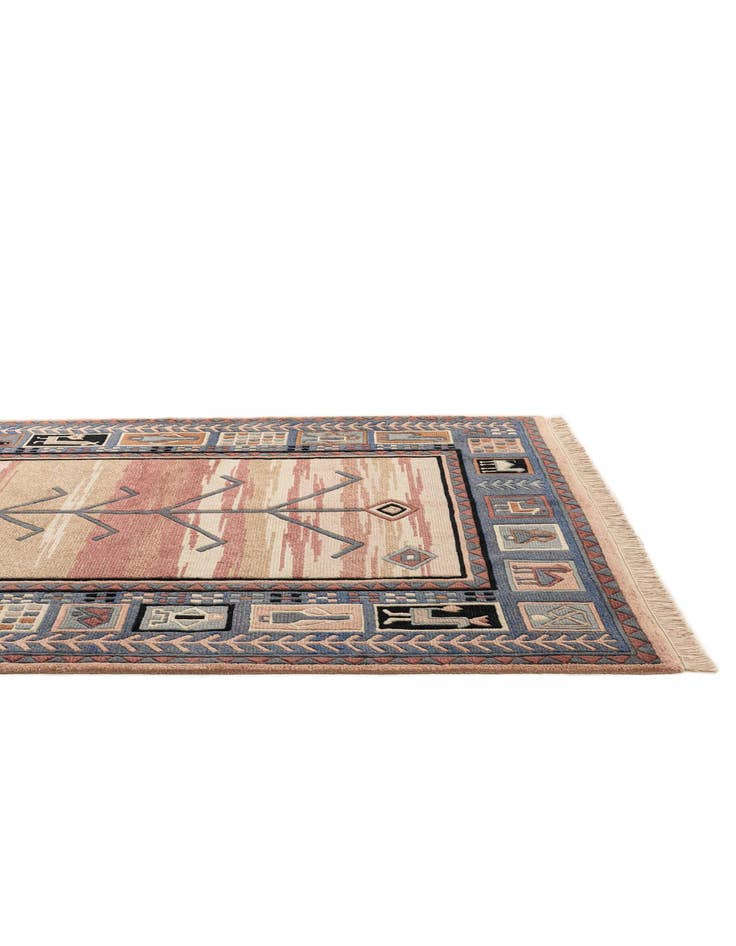 Detail image of  5' 8 x 7' 7  Hand Knotted Tibet Wool Rug