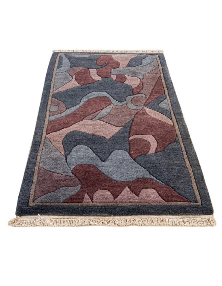 Detail image of  2' 2 x 3' 11  Hand Knotted Tibet Wool Rug