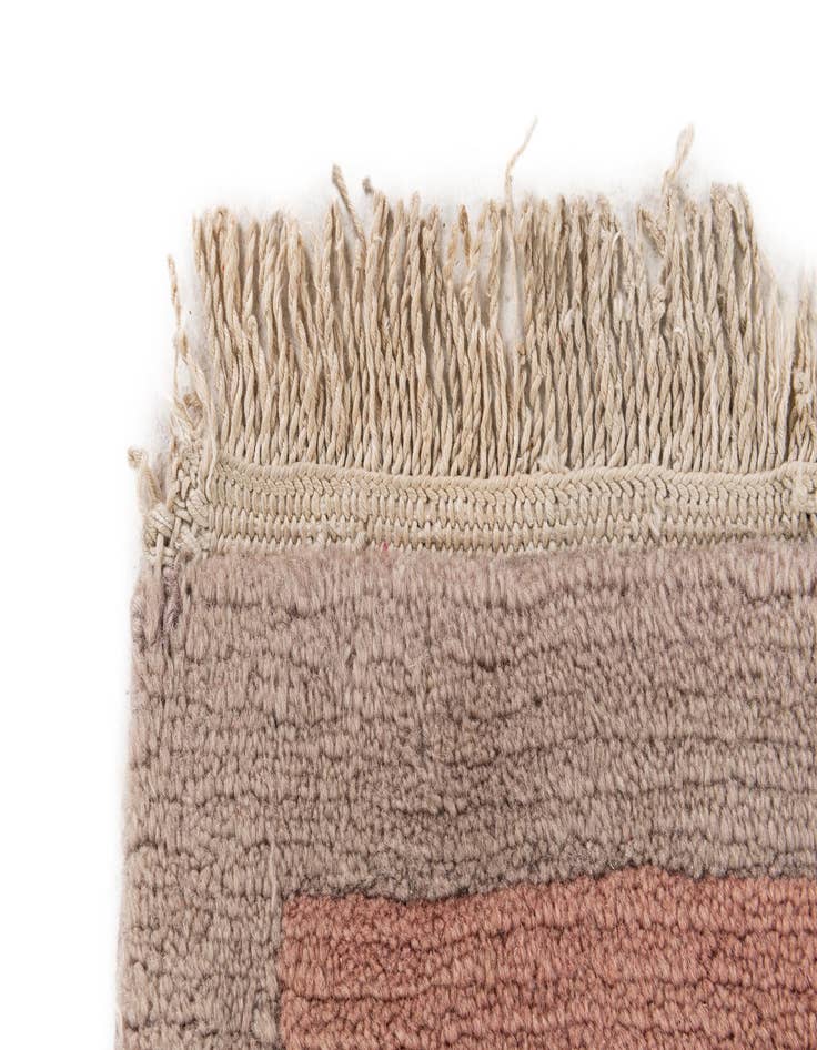 Detail image of  5' 8 x 7' 9  Hand Knotted Tibet Wool Rug