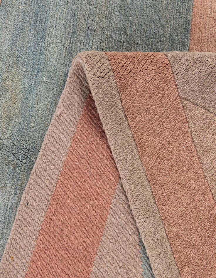 Detail image of  5' 8 x 7' 9  Hand Knotted Tibet Wool Rug