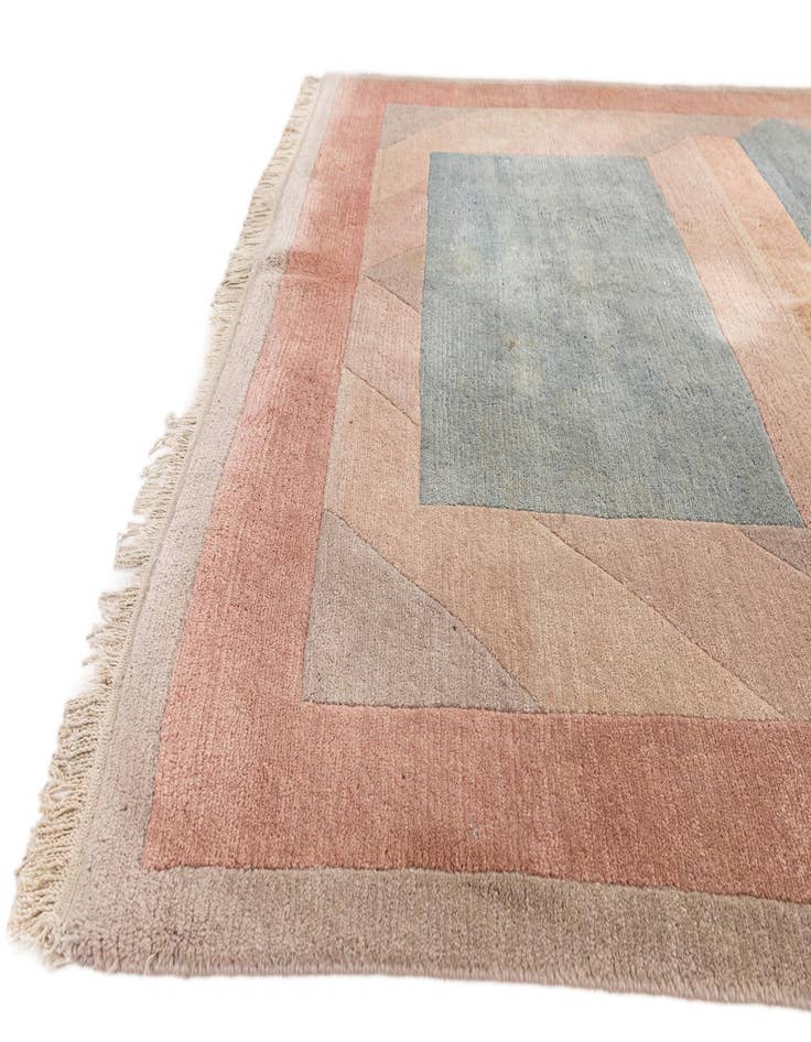 Detail image of  5' 8 x 7' 9  Hand Knotted Tibet Wool Rug