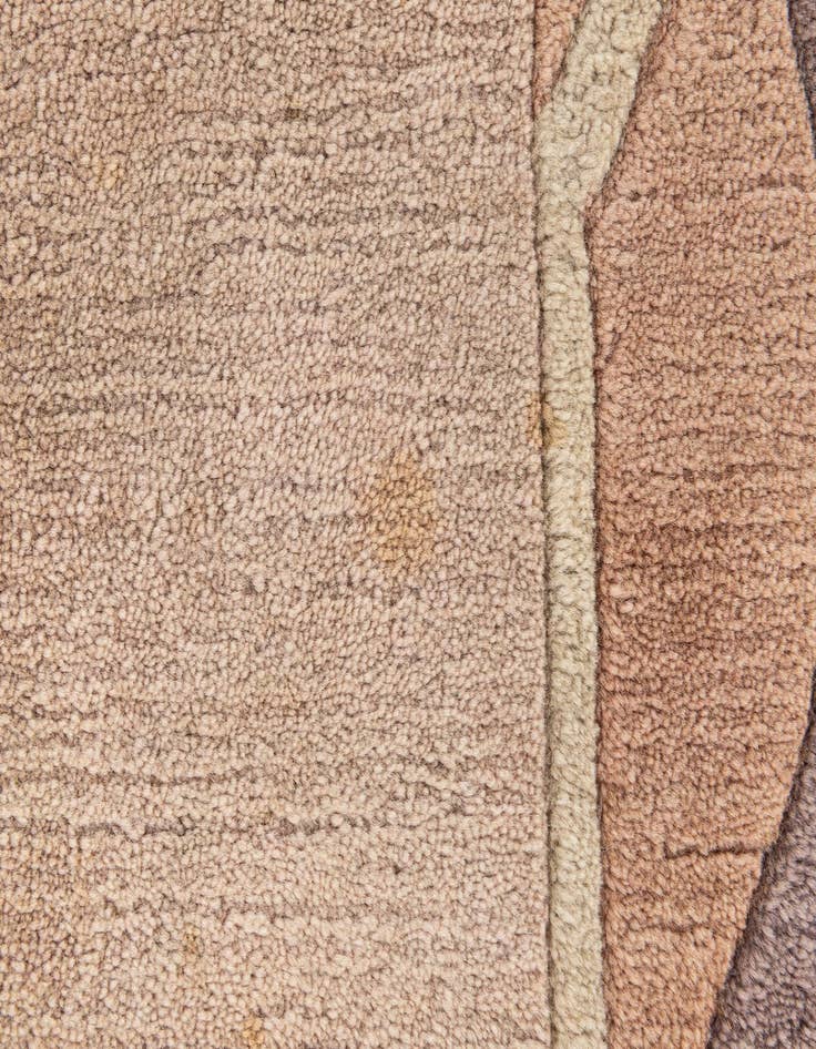 Detail image of  5' 9 x 8'  Hand Knotted Tibet Wool Rug