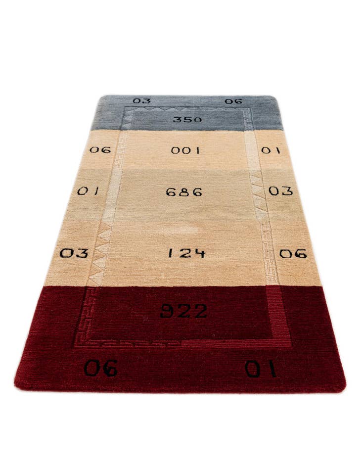 Detail image of  2' 5 x 4' 7  Hand Knotted Tibet Wool Rug