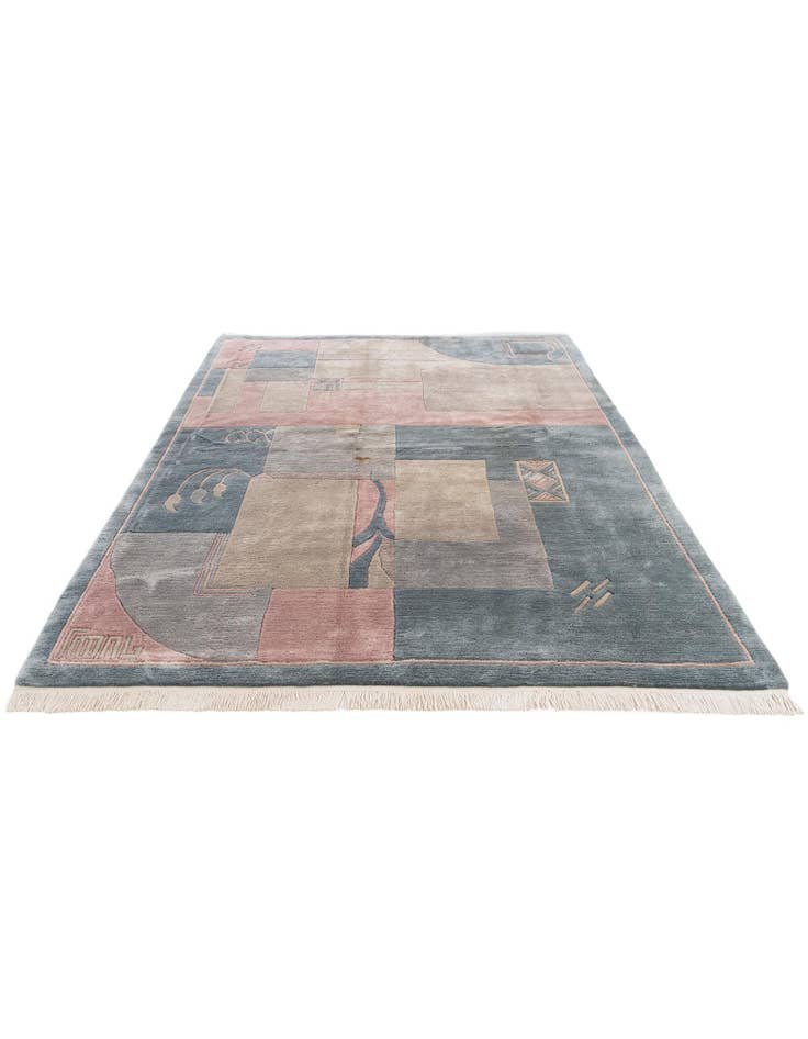 Detail image of  6' 7 x 8' 4  Hand Knotted Tibet Wool Rug