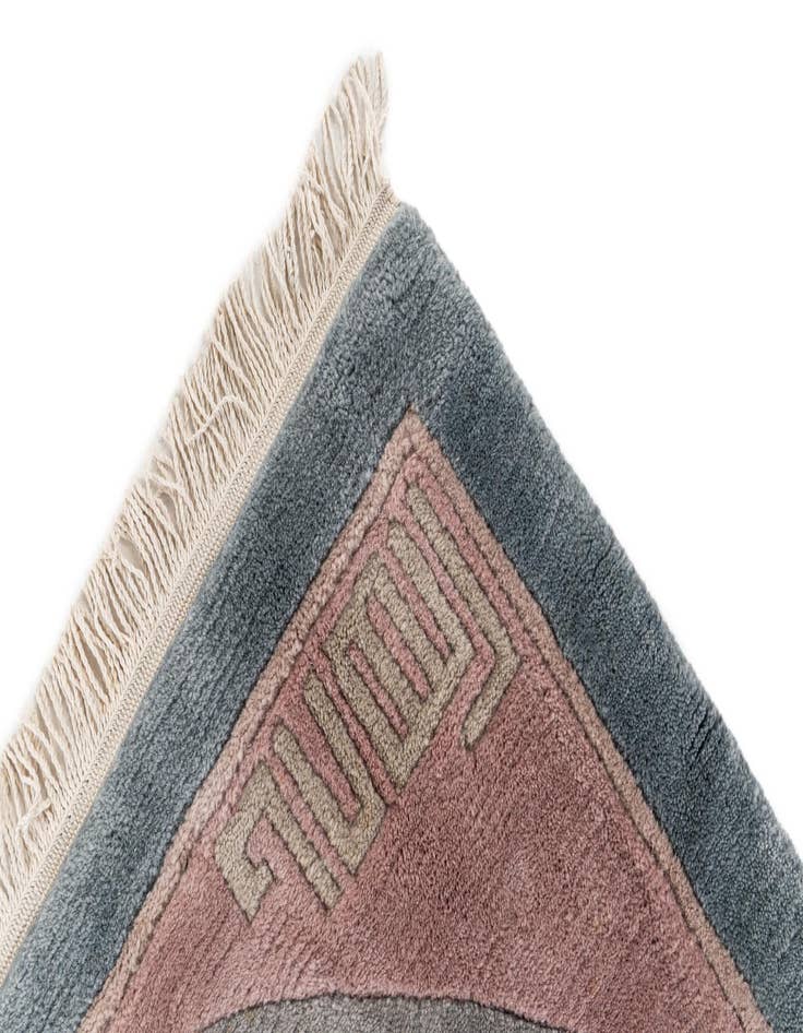 Detail image of  6' 7 x 8' 4  Hand Knotted Tibet Wool Rug