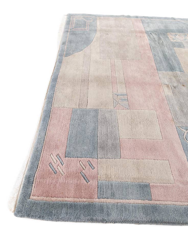 Detail image of  6' 7 x 8' 4  Hand Knotted Tibet Wool Rug
