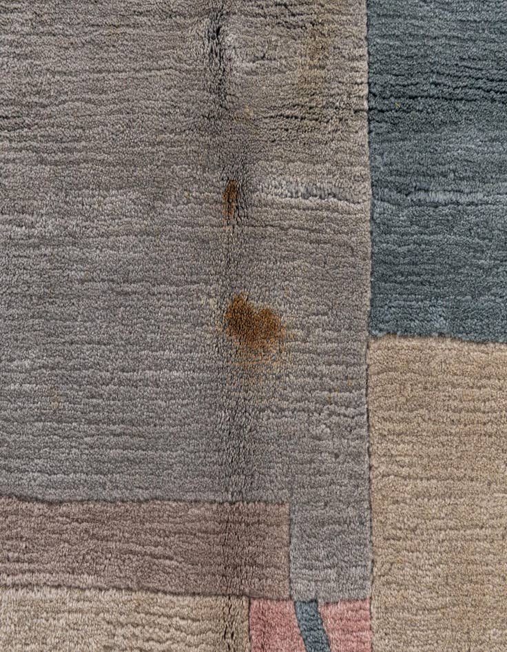 Detail image of  6' 7 x 8' 4  Hand Knotted Tibet Wool Rug