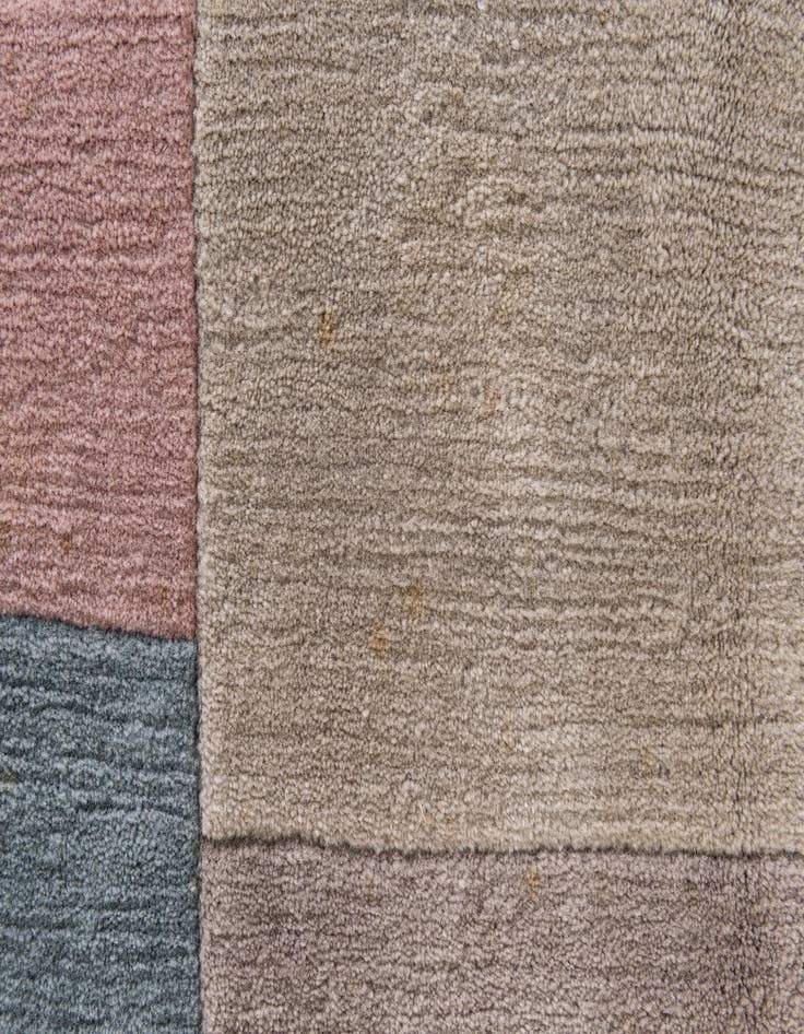 Detail image of  6' 7 x 8' 4  Hand Knotted Tibet Wool Rug