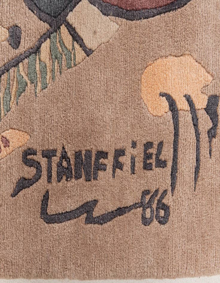 Detail image of  5' 6 x 8' 1  Hand Knotted Tibet Wool Rug