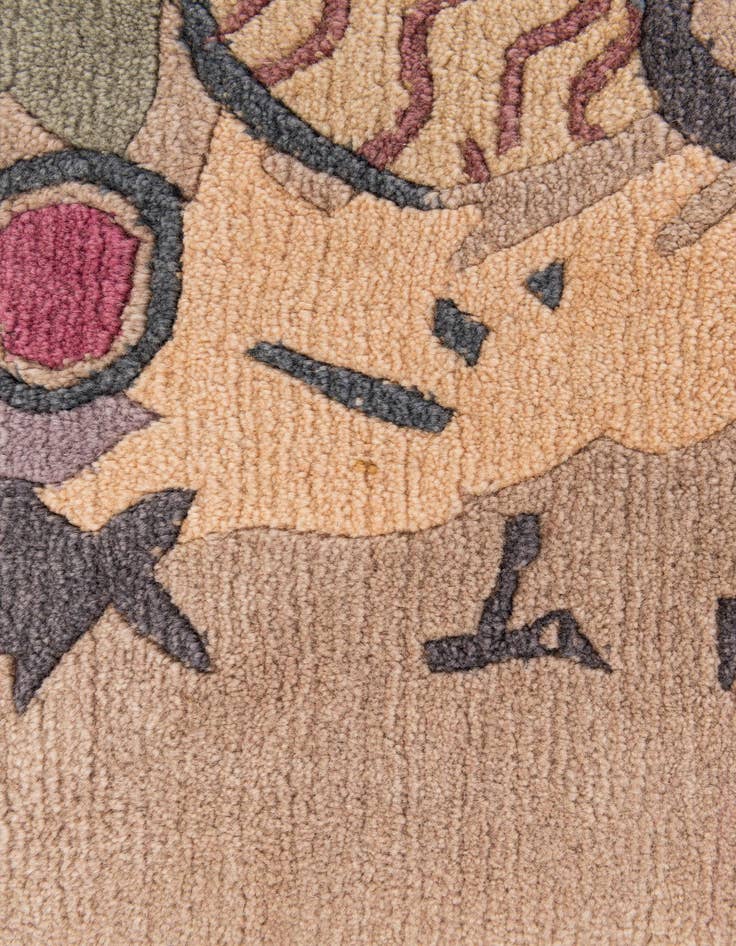 Detail image of  5' 6 x 8' 1  Hand Knotted Tibet Wool Rug