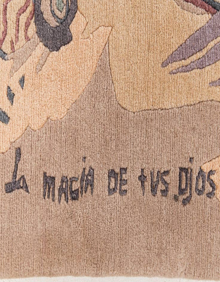 Detail image of  5' 6 x 8' 1  Hand Knotted Tibet Wool Rug