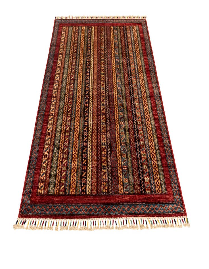 Detail image of  3' 11 x 5' 10 Torkaman Wool Rug