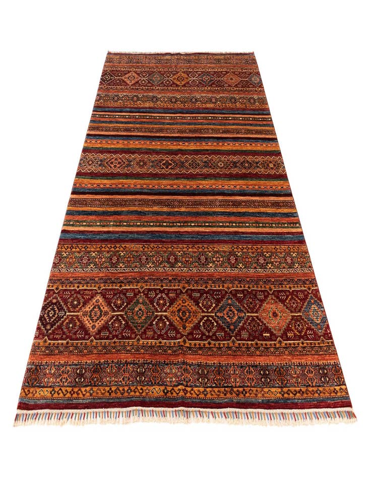 Detail image of  7' 1 x 9' 7 Torkman Wool Rug