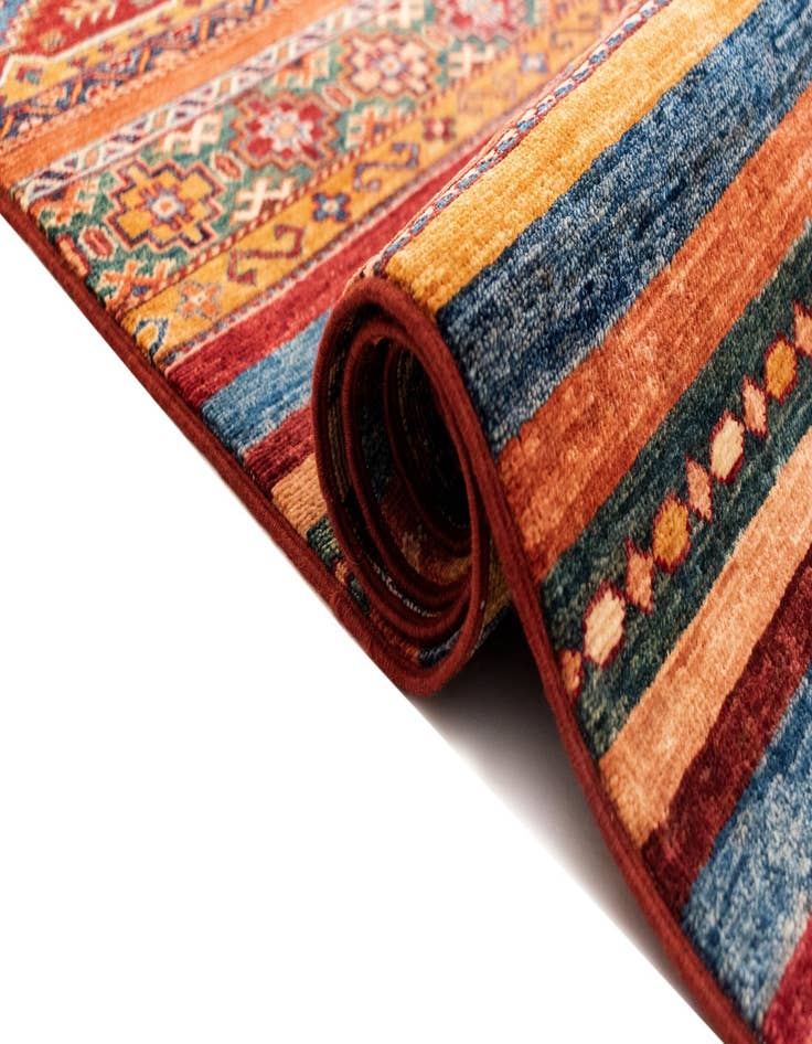 Detail image of  7' 1 x 9' 7 Torkman Wool Rug