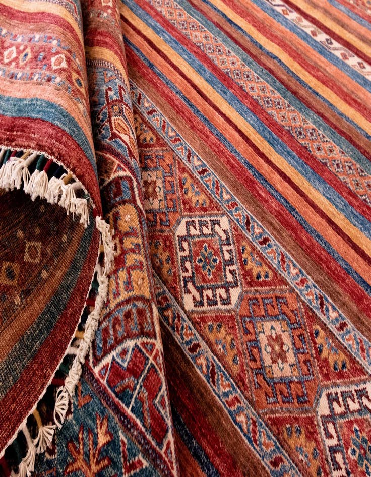 Detail image of  8' 2 x 9' 10 Torkman Wool Rug