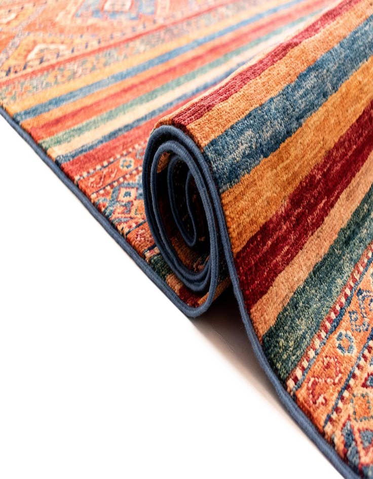 Detail image of  6' 9 x 9' 11 Torkman Wool Rug