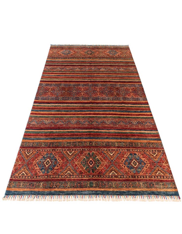 Detail image of  6' 9 x 9' 11 Torkman Wool Rug