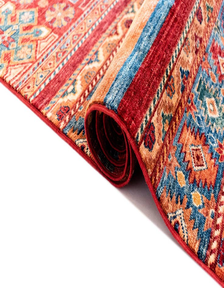 Detail image of  6' 7 x 9' 9 Torkman Wool Rug