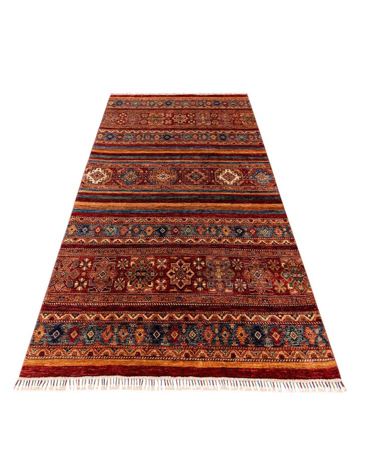 Detail image of  6' 7 x 9' 9 Torkman Wool Rug