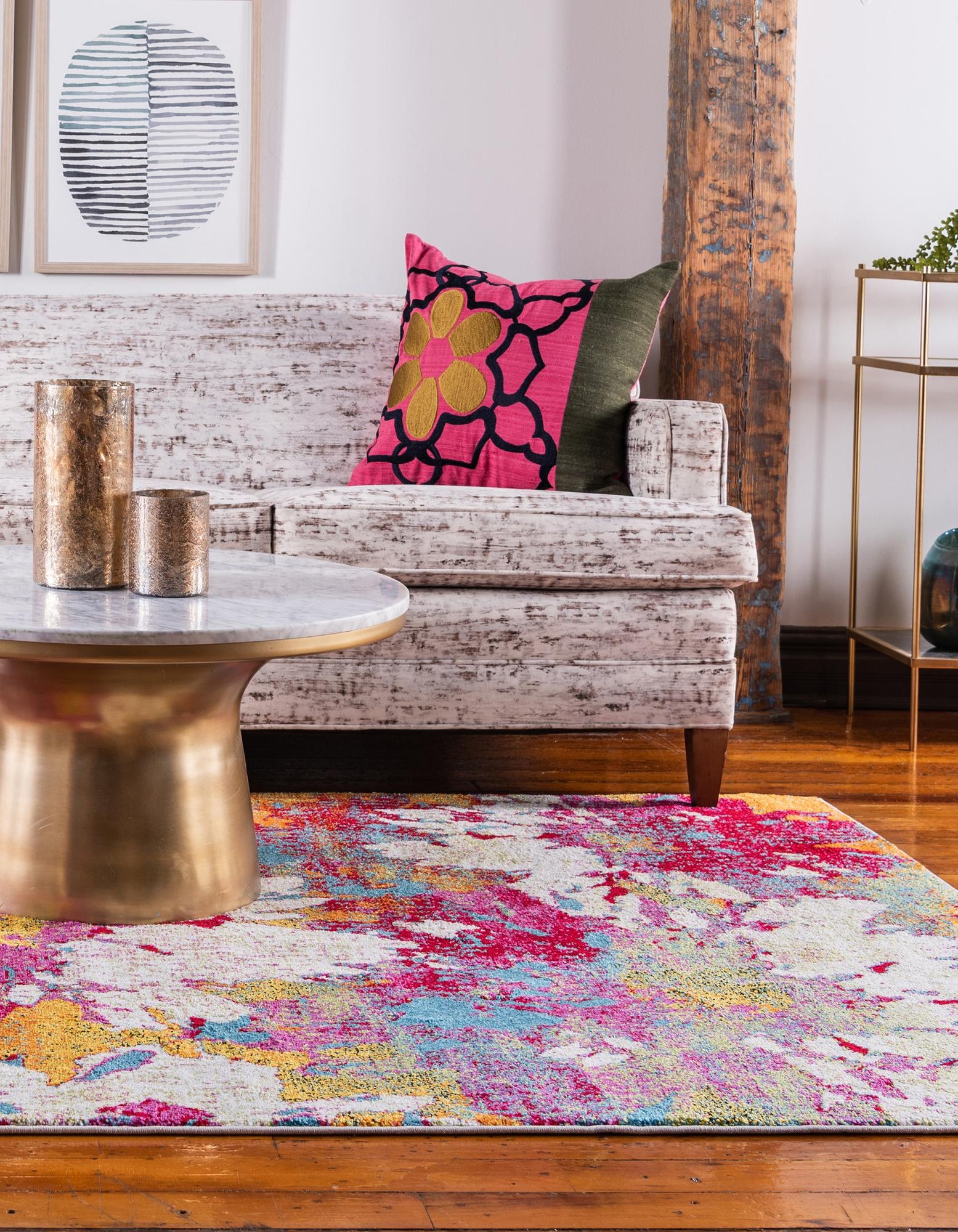 Multicolor 3' 3 x 5' 3 Tuscany Rug | Rugs.com