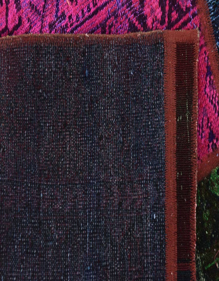 Detail image of  5' 10 x 7' 8  Hand Knotted Ultra Vintage Persian Wool Rug