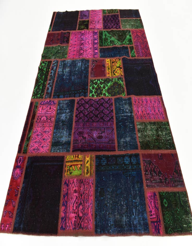 Detail image of  5' 10 x 7' 8  Hand Knotted Ultra Vintage Persian Wool Rug