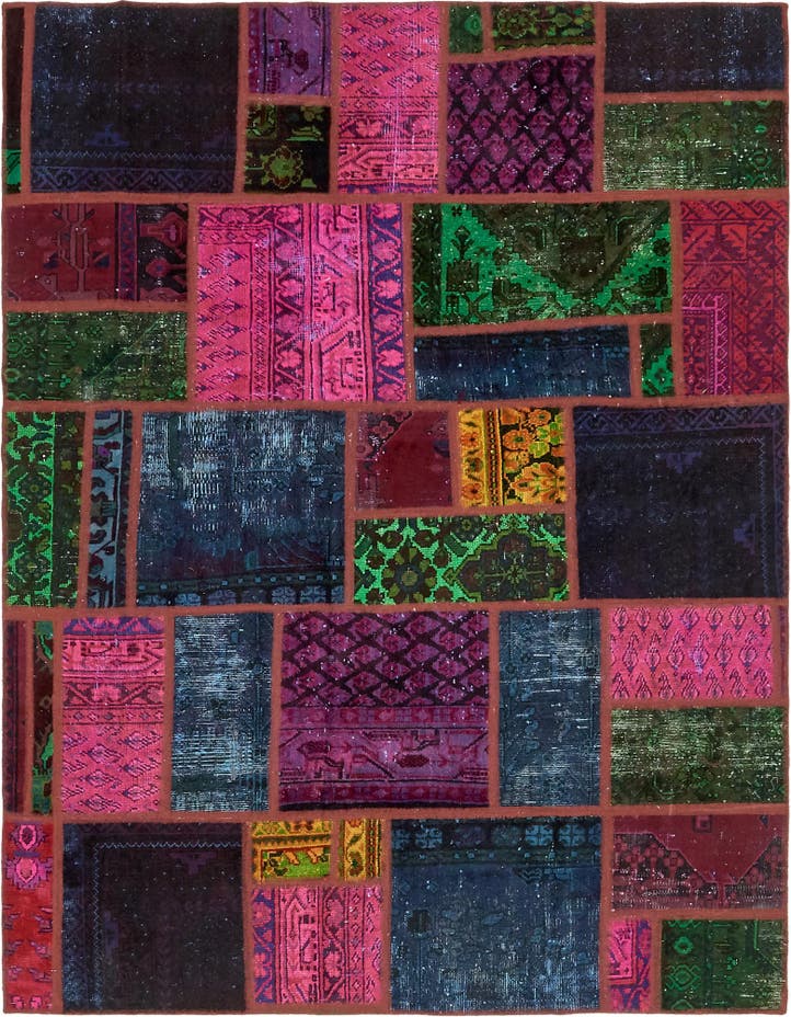  5' 10 x 7' 8  Hand Knotted Ultra Vintage Persian W...