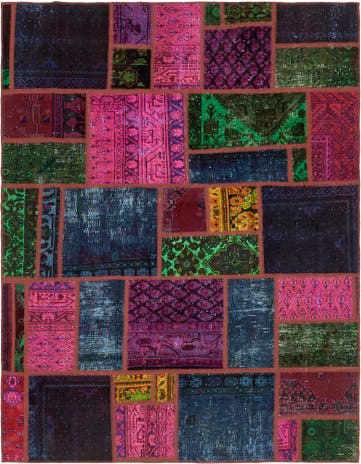 5' 10 x 7' 8 Hand Knotted Ultra Vintage Persian Wool Rug