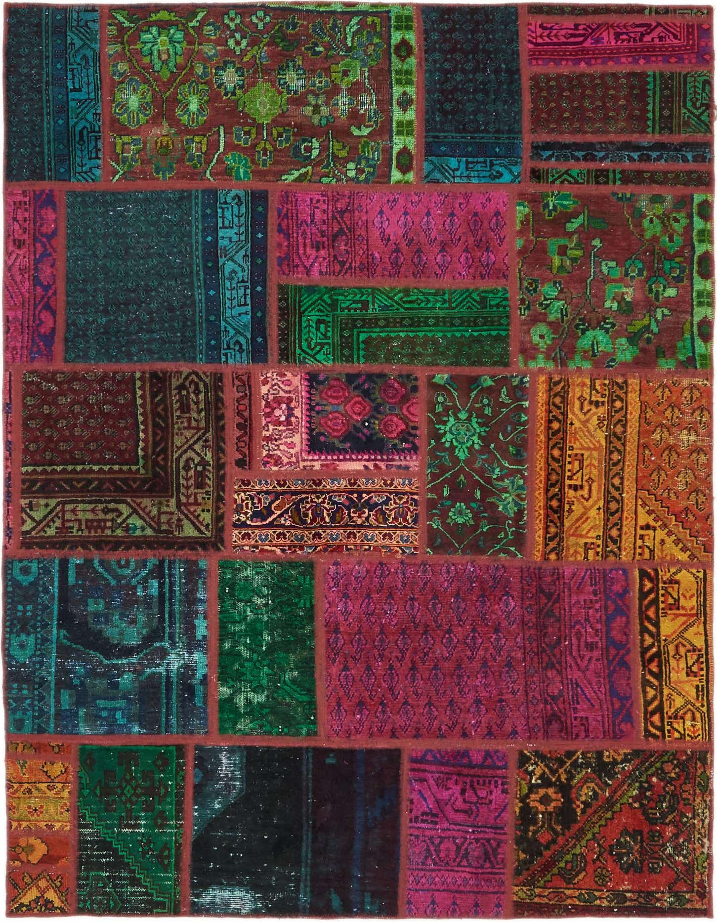 Primary image  5' 6 x 7' 7  Hand Knotted Ultra Vintage Persian Wool Rug