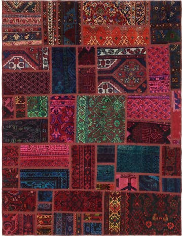 5' 8 x 7' 5 Hand Knotted Ultra Vintage Persian Wool Rug
