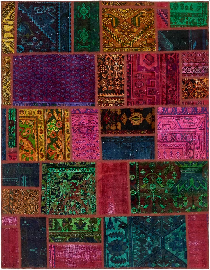  6' x 7' 6  Hand Knotted Ultra Vintage Persian W...
