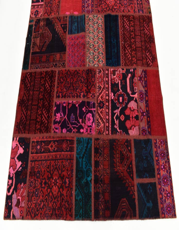 Detail image of  5' 9 x 7' 7  Hand Knotted Ultra Vintage Persian Wool Rug