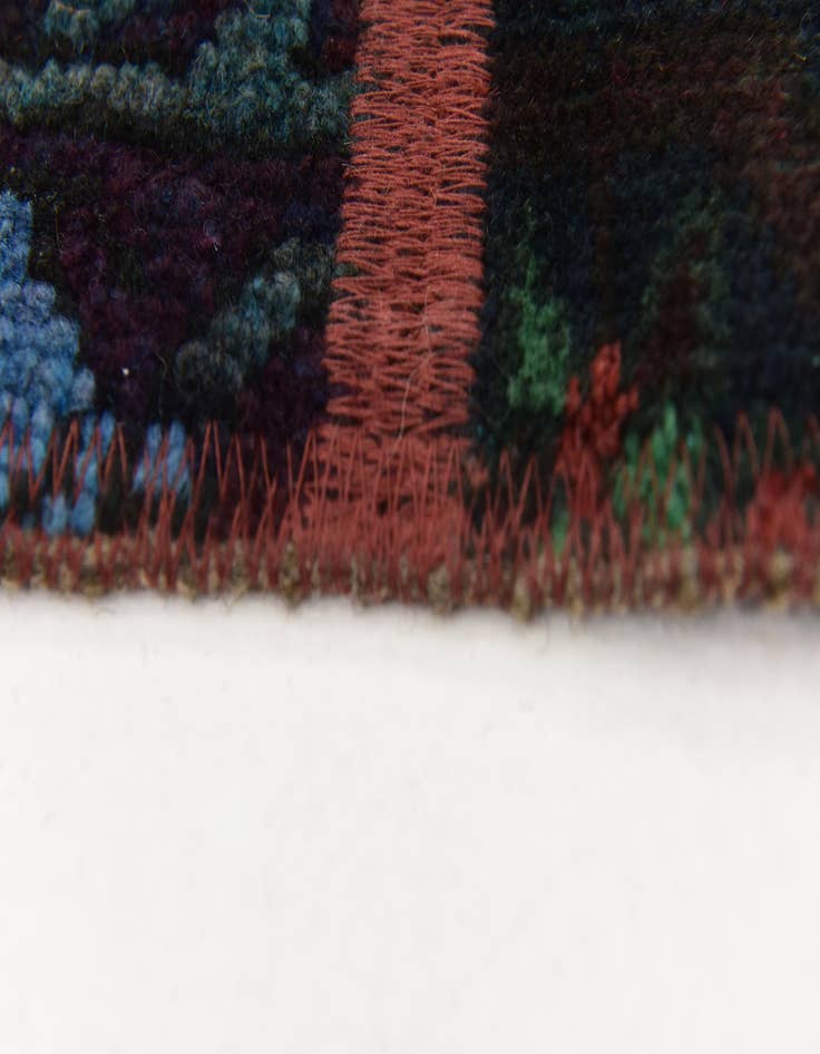 Detail image of  5' 8 x 7' 6  Hand Knotted Ultra Vintage Persian Wool Rug