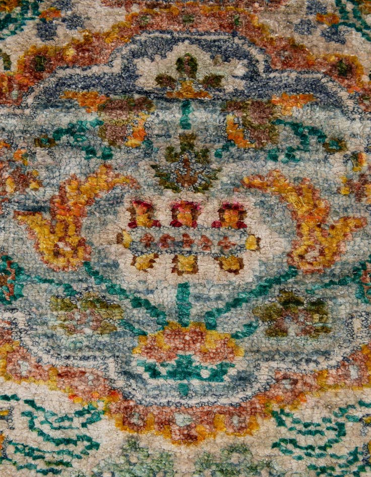 Detail image of  8' 6 x 12' 7  Hand Knotted Ultra Vintage Persian Rug
