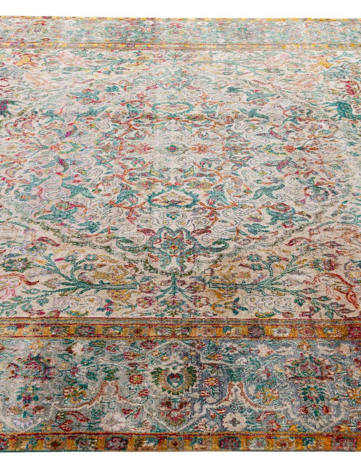 Detail image of  8' 6 x 12' 7  Hand Knotted Ultra Vintage Persian Rug