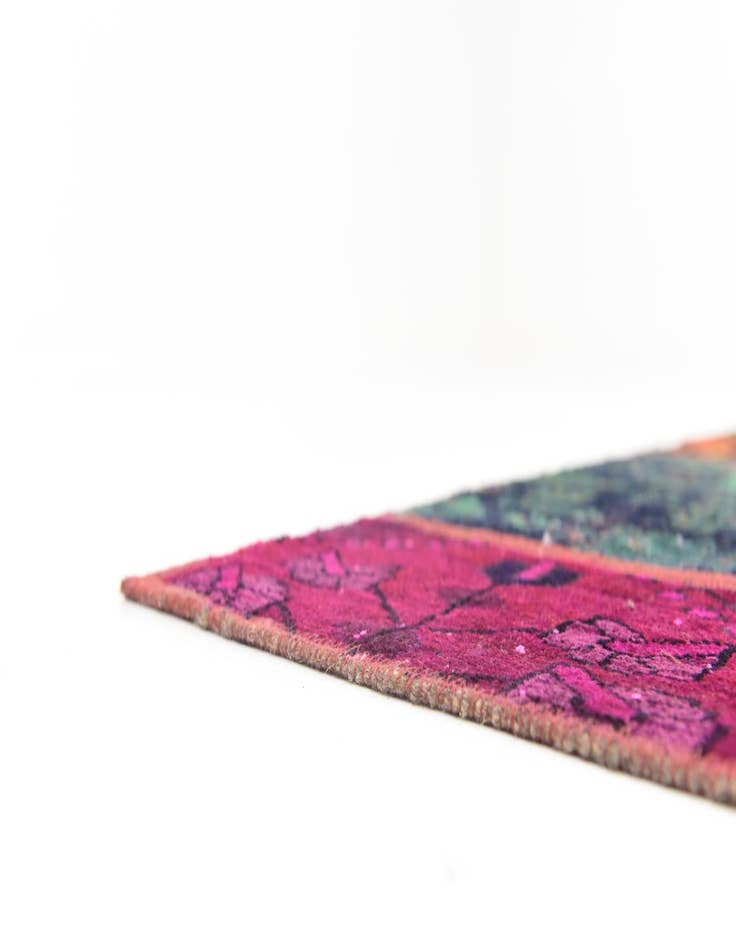 Detail image of  5' 6 x 7' 8  Hand Knotted Ultra Vintage Persian Wool Rug