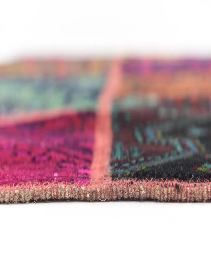 Detail image of  5' 6 x 7' 8  Hand Knotted Ultra Vintage Persian Wool Rug