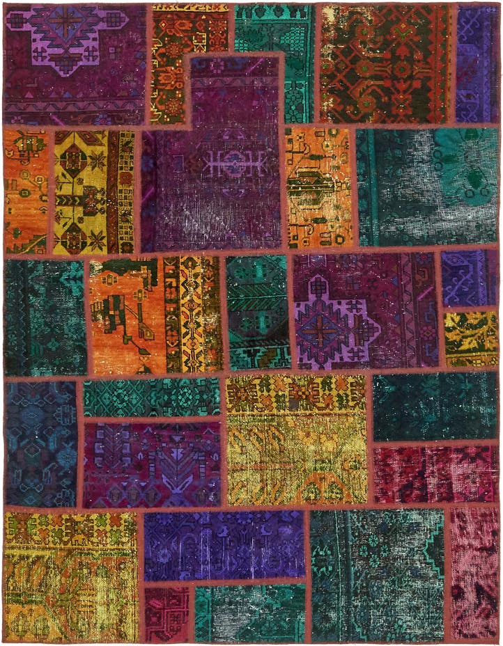  5' 8 x 7' 9  Hand Knotted Ultra Vintage Persian W...
