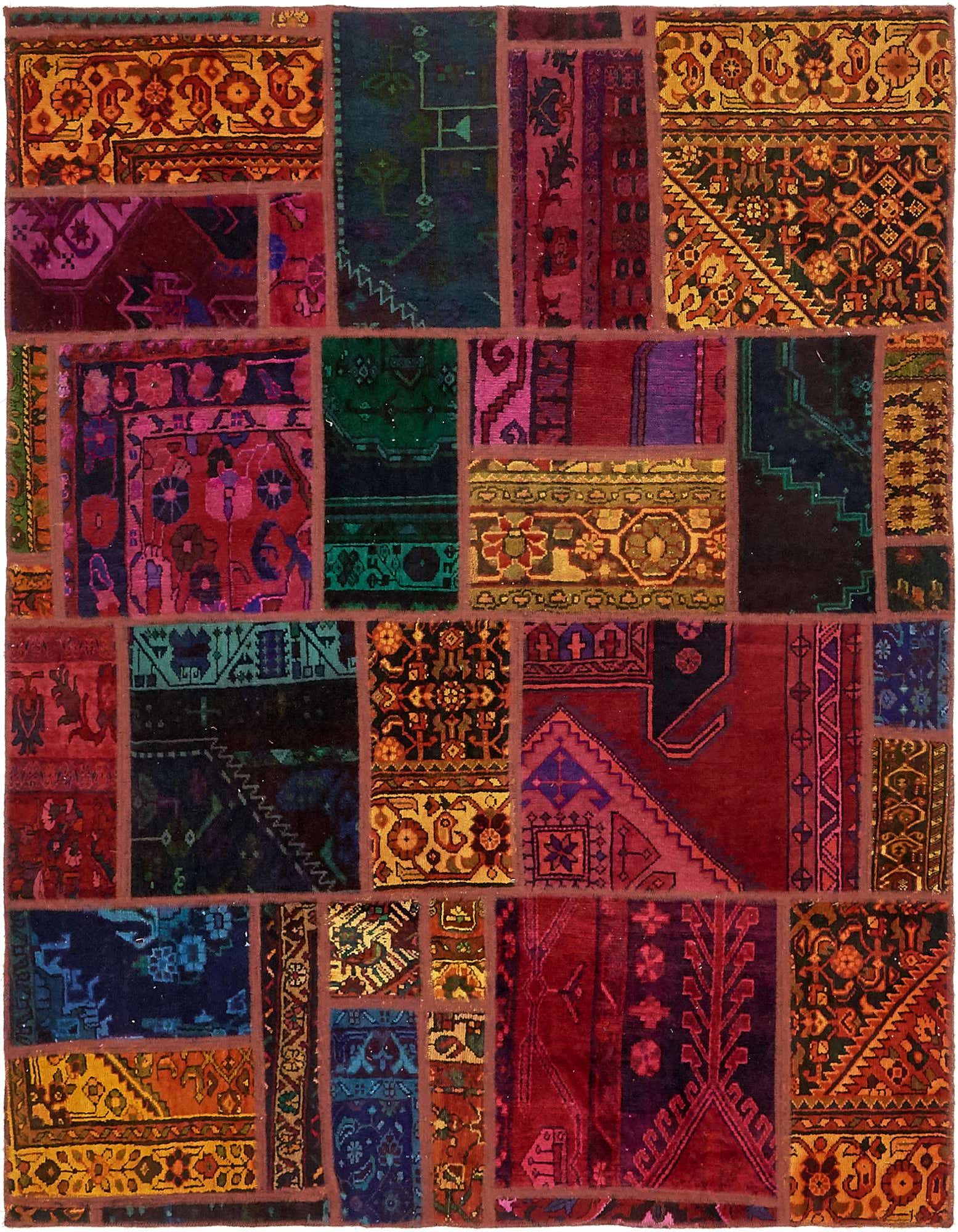 Primary image  5' 5 x 6' 10  Hand Knotted Ultra Vintage Persian Wool Rug