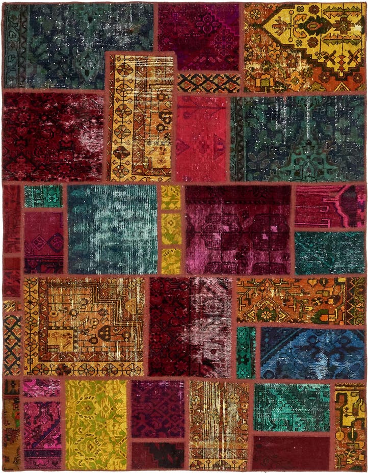  5' 5 x 8'  Hand Knotted Ultra Vintage Persian W...