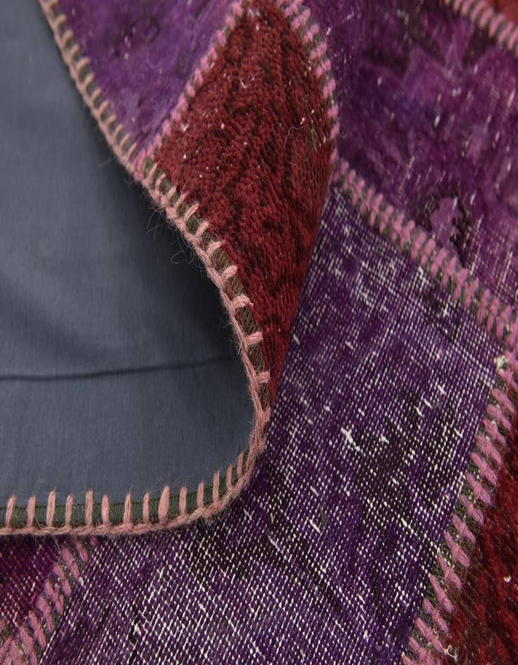 Detail image of  5' x 7'  Hand Knotted Ultra Vintage Persian Wool Rug