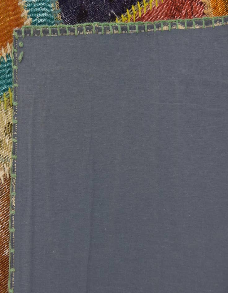 Detail image of  7' x 10'  Hand Knotted Ultra Vintage Persian Wool Rug