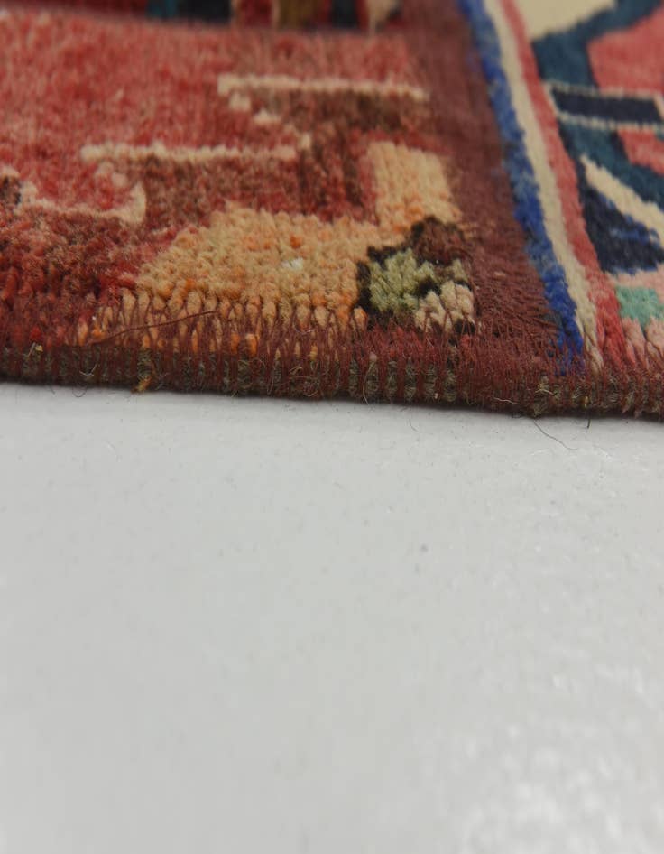 Detail image of  6' 2 x 9' 2  Hand Knotted Ultra Vintage Persian Wool Rug